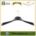 2016 Hot Sale Garment Hanger Black Plastic Clothes Hanger
